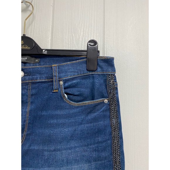 Hudson Los Angeles Men's Chained Denim Jeans pants Size 33 - Picture 12 of 14
